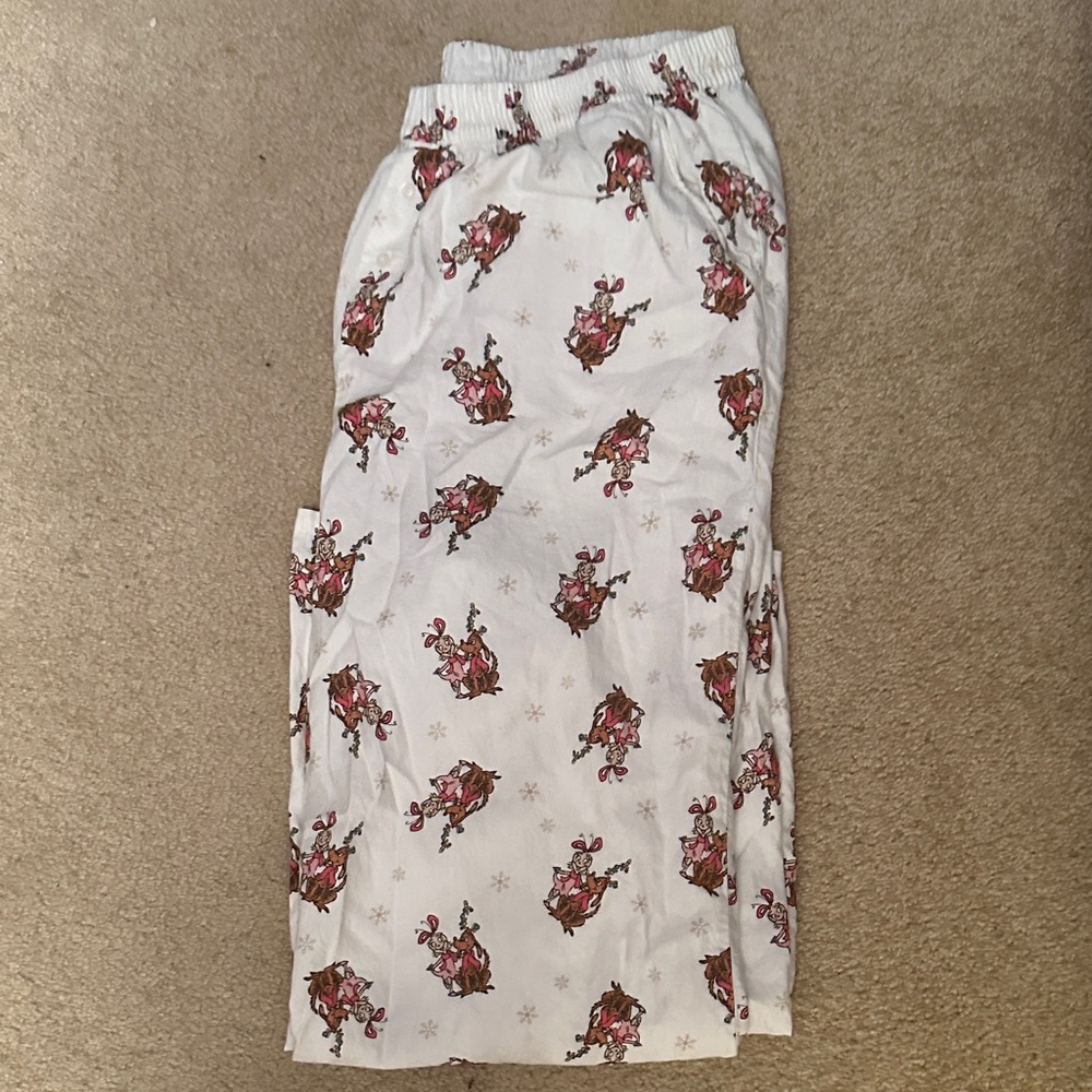 Aerie White and Red Printed Maxi Skirt